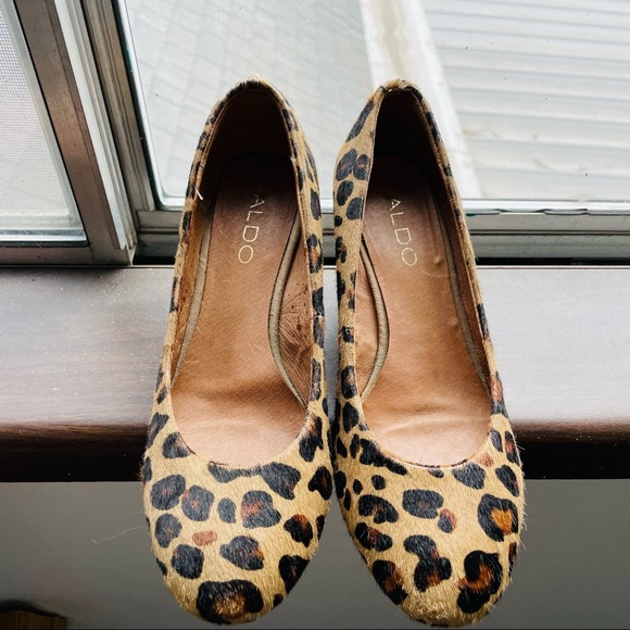 Aldo Cheetah Wedge Heels - Picture 2 of 5